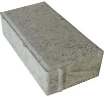 Piso Intertravado Retangular 10 × 20 cm · altura de 6, 8 ou 10 cm